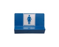 Signalétique WC PMR - braille et gravure