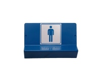 Signalétique WC PMR - braille et gravure