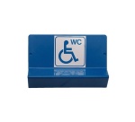 Signalétique WC PMR - braille et gravure