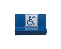 Signalétique WC PMR - braille et gravure