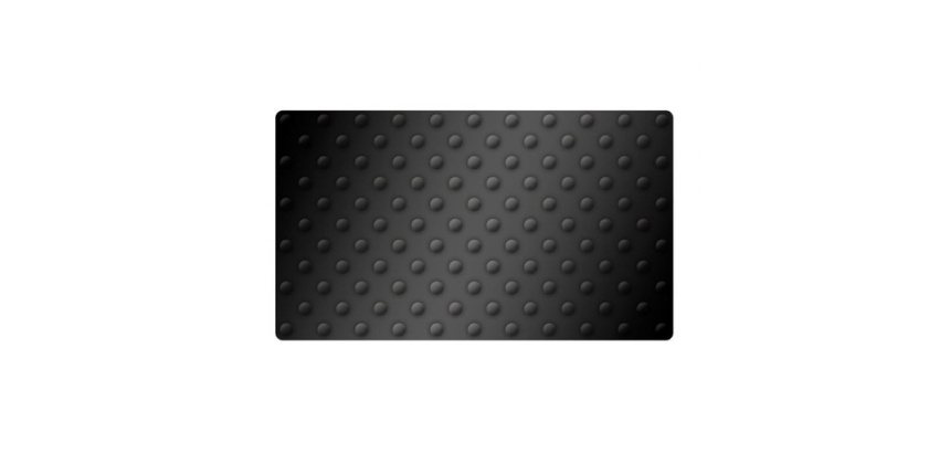 Dalle podotactile en caoutchouc 1.2 - 420 x 800 mm - Int/Ext  (À l'unité, Jaune)