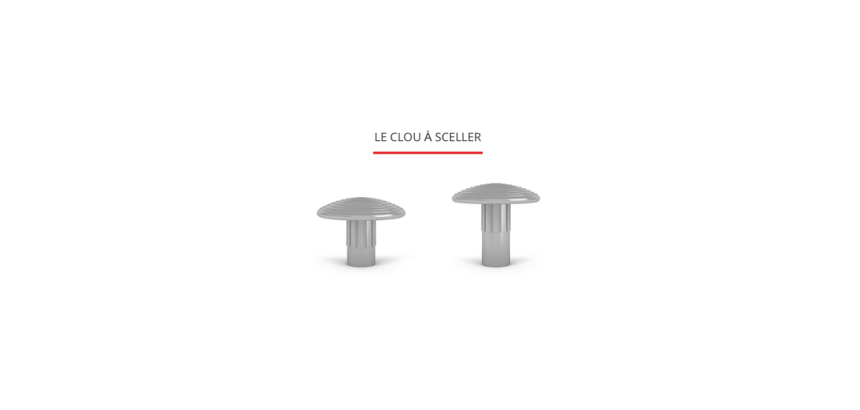 Clou Podotactile à Sceller LE 316L