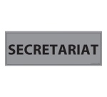 Signalisation d'information Secrétariat vinyle ou PVC 210 x 75 mm