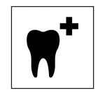 Pictogramme PI PF 043 - Soins dentaires - ISO 7001