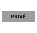 Signalisation d'information - PRIVE - 210 x 75 mm - PVC