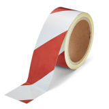 Bande adhésive réfléchissante 25 ou 50mm x 10 mètres - bicolor Largeur (en mm):25 -  (rouge et blanc)