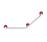 Barre d'appui coudée 135° Color  (Blanc)