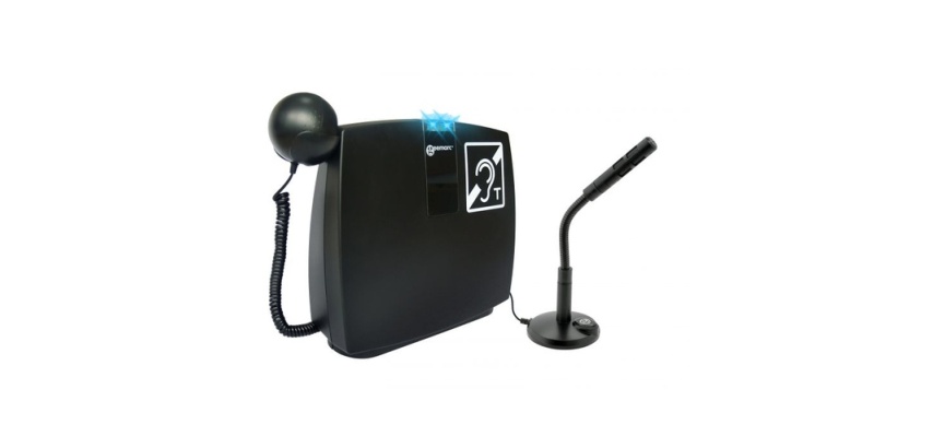 Boucle magnétique mobile pour comptoir d'accueil