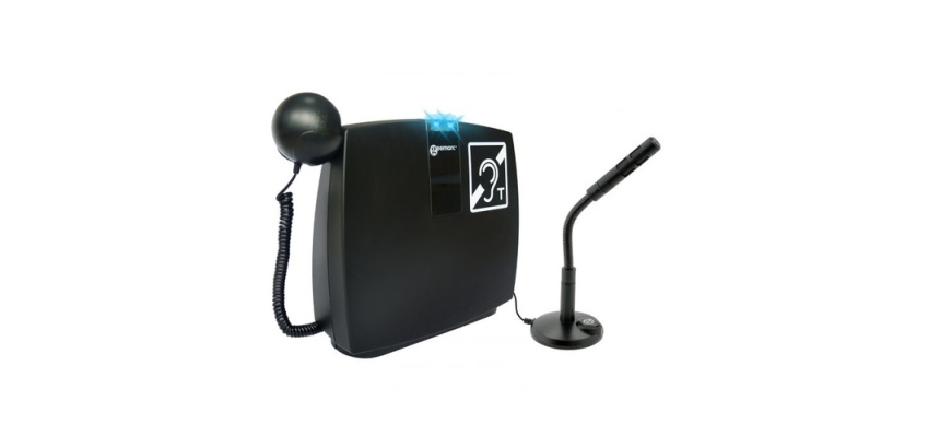 Boucle magnétique mobile pour comptoir d'accueil