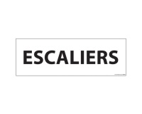 Signalétique d'information - Pictogramme Escaliers - 210 x 75 mm