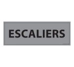 Signalisation d'information - ESCALIERS - 210 x 75 mm