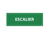Panneau Issue de secours – Signalisation évacuation 350 x 125 mm PVC 2 mm