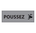 Signalisation d'information - POUSSEZ - 210 x 75 mm