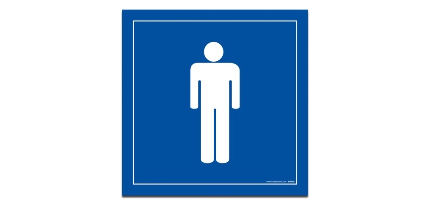 Panneau Toilettes Homme
