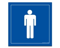 Panneau Toilettes Homme