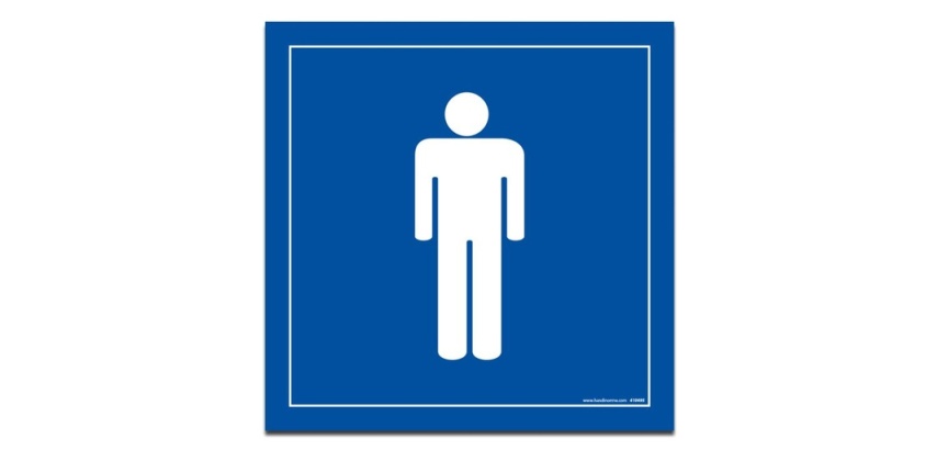 Panneau Toilettes Homme