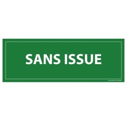 Panneau Sans issue