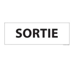 Signalisation d'information - SORTIE - 210 x 75 mm