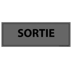 Signalisation d'information - SORTIE - 210 x 75 mm