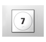 Panneau porte - NUMERO 7 - relief et braille