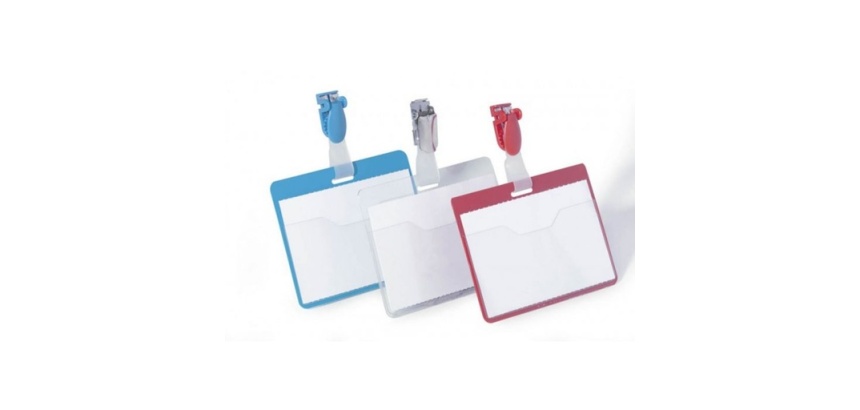 Porte-badges avec clip métallique - par 25