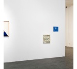 Panneau en relief et en braille - Femme - Intérieur  (Bleu)