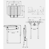 Siège de douche escamotable  (copie)
