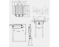 Siège de douche escamotable  (copie)