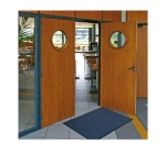 Tapis d'accueil haute performance pour passage intense - 60 x 80 cm - Gris