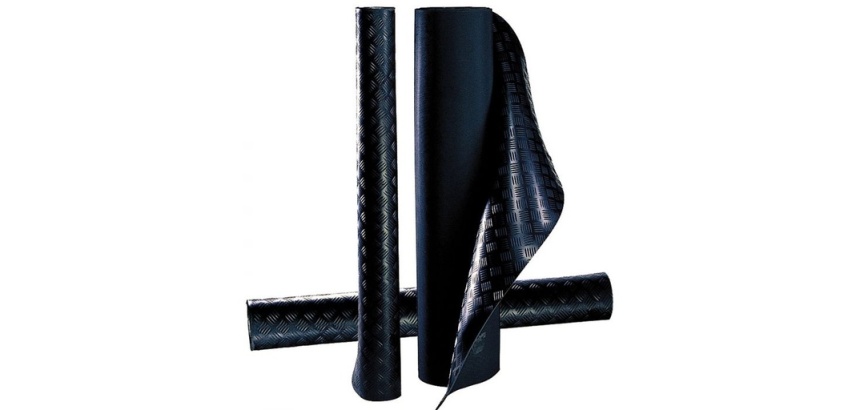 Rouleau de tapis antidérapant motif larmé