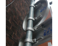 Brides de Fixation pour Poteau Rond de Ø76 mm