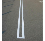 Pochoir pour marquage au sol spécial lignes droites - PVC souple
