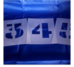 Pochoir Lettres  Chiffres PVC - 2,5 cm, 5cm, 7,5cm ou 10 cm