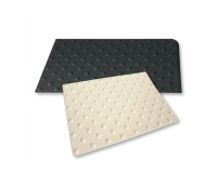 Dalle podotactile polyuréthane Blanche WATLEX - A coller - 3  (445 x 400 mm)