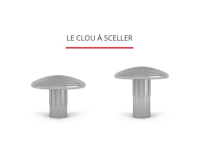 Clou Podotactile à Sceller CALYPSO  (250 Unités, Tige standard)