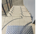 Bande d'éveil à la vigilance en aluminium ALULARM - 3 formats - Ext