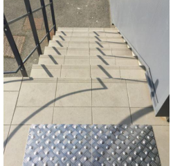 Bande d'éveil à la vigilance en aluminium ALULARM - 3 formats - Ext