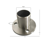 Platine à emboîter pour poteau INOXI (80 mm)