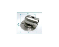 Platine articulée pour départ mural INOXI