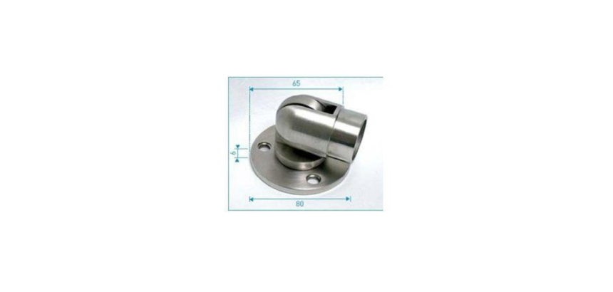 Platine articulée pour départ mural INOXI