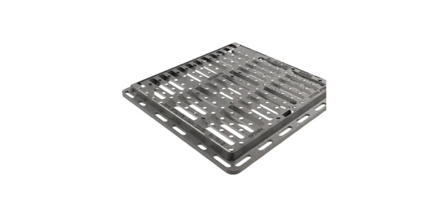 Grille plate fonte de voirie 470 x 440 x 35 mm