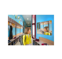 Miroir pour sanitaire incassable PLEXICHOK - 400 x 600 mm