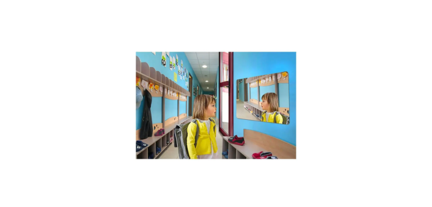 Miroir pour sanitaire incassable PLEXICHOK - 400 x 600 mm