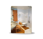 Miroir pour sanitaire incassable PLEXICHOK - 400 x 600 mm