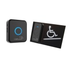 Carillon d'Appel pour Rampe d'Accès Mobile en RELIEFBRAILLE  (AVEC, Noir)