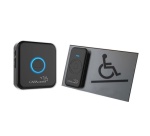 Carillon d'Appel pour Rampe d'Accès Mobile en RELIEFBRAILLE  (AVEC, Noir)