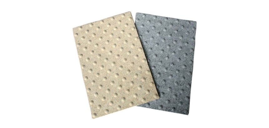 Dalle podotactile Granité - A coller - 400 x 600 mm - extérieur