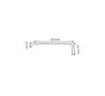 Nez de marche aluminium strié XL