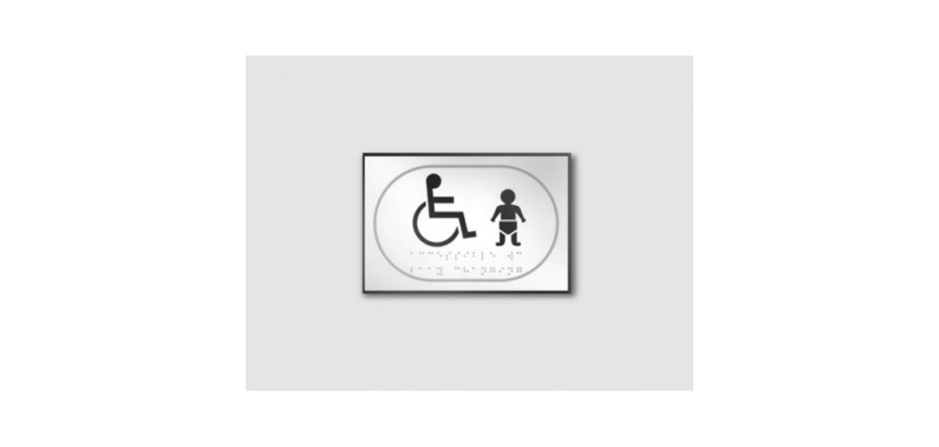 Panneau NURSERIE - relief et en braille