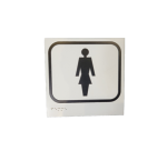 Panneaux FEMME - 150 x 150 mm - relief et braille